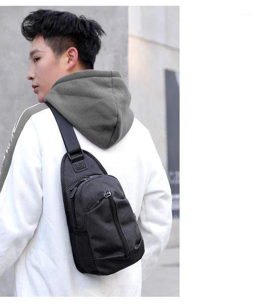 

waist bags 2021 style fashion polyester small messenger bag men's shoulder chest waterproof travel backpack1