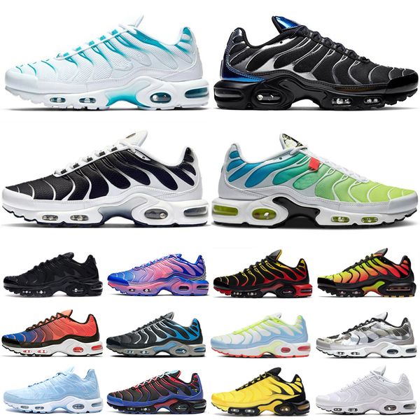 

2020 tn plus running shoes for mens white volt black hyper psychic blue fury oreo purple womens breathable sports sneakers trainers outdoor