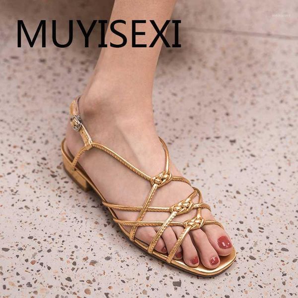 

gold high sandals fashion genuine leather buckle strap 2cm low heels peep toe party summer silver women shoes donq17 muyisexi1, Black