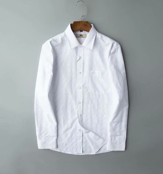 

2019 business slim check shirt, fashion quality long sleeve cotton casual shirt striped shirt dress shirt #120, White;black