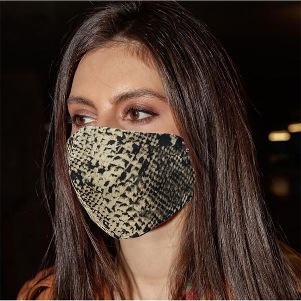 

designer face fashion washable leopard mask dustproof masks respirator cycling men and women outdoor sports printoutletl