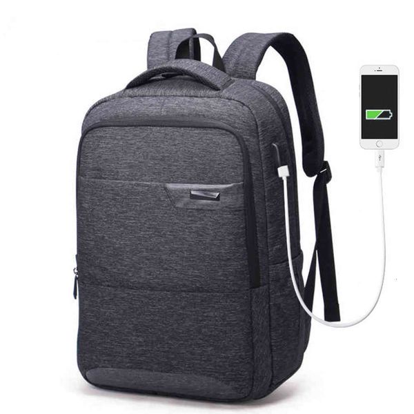 

77178 bus men's usb interface waterproof large capacity student schoolbag