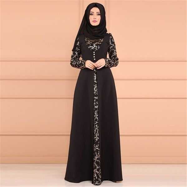 

2021 new middle east thobe robe dubai maxi dress abayas caftan oman clothes without hijab 79a8, White;black