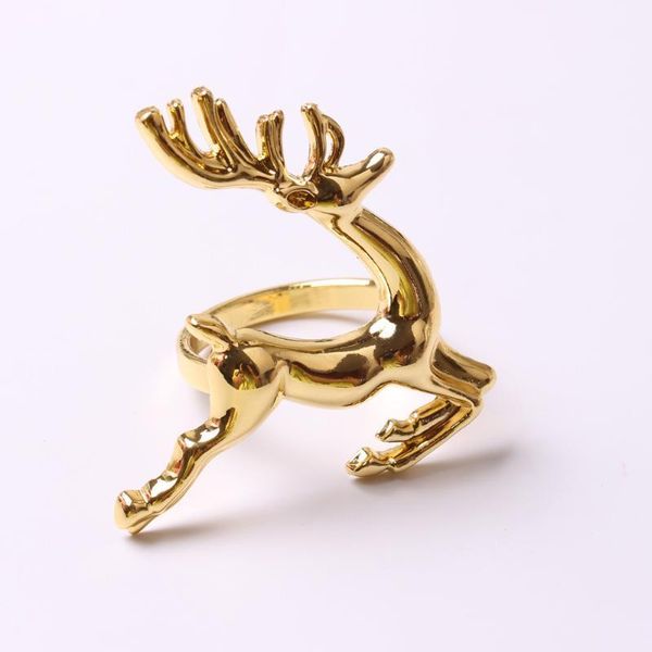 

elk deer napkin rings table decorative ornament for christmas wedding table dinner party diy decoration1