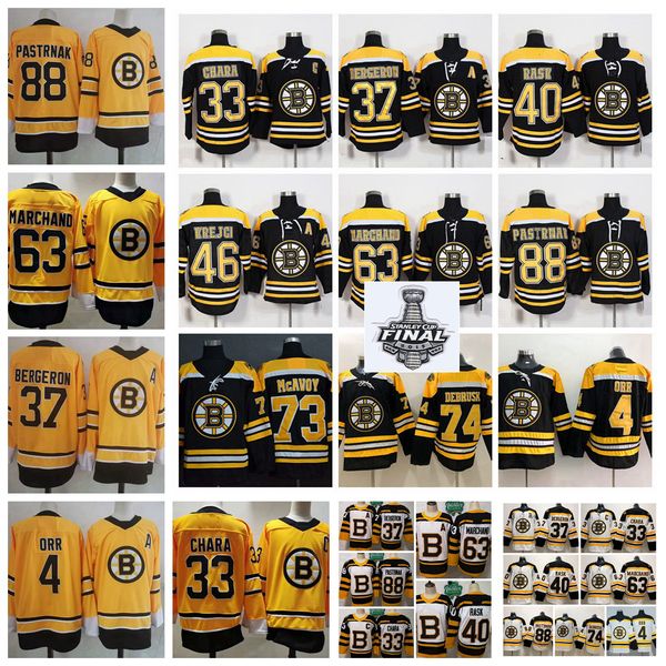

2021 reverse retro boston bruins 88 david pastrnak 37 patrice bergeron chara brad marchand rask charlie mcavoy debrusk orr hockey jerseys, Black;red
