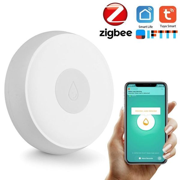 

zigbee 3.0 smart home wifi wireless flooding sensor tuya app home automation scene security water level alarm detector11
