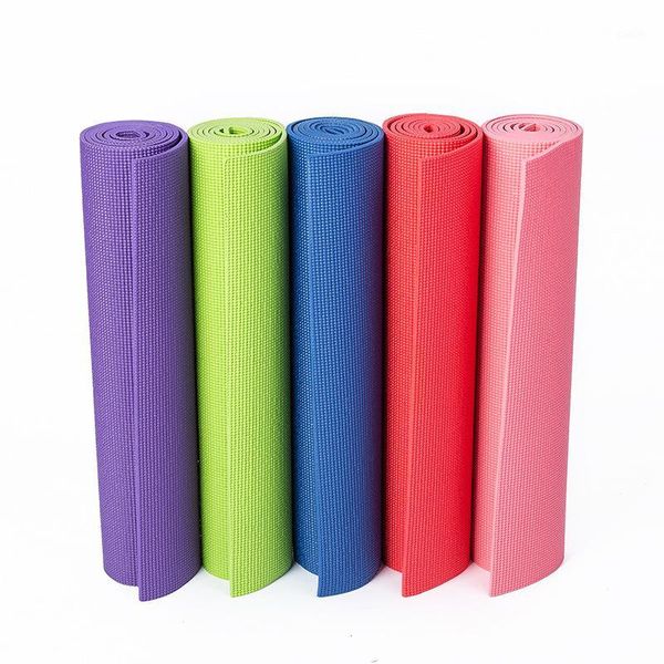 

6mm yoga mat comfort foam thickness yoga mats workout fitness exercise sports carpet training home gyms pads 5 colors 173*61 cm1
