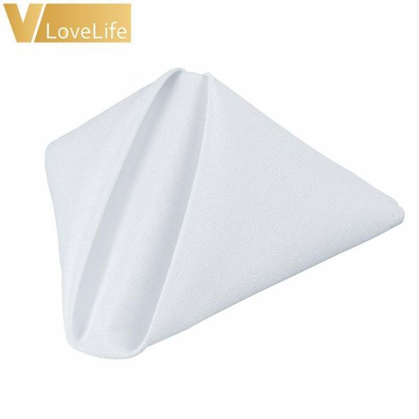 

100pcs 30*30cm napkin polyester table cloths many colors 12\"x12\" doiner wedding party home table de jllhqo