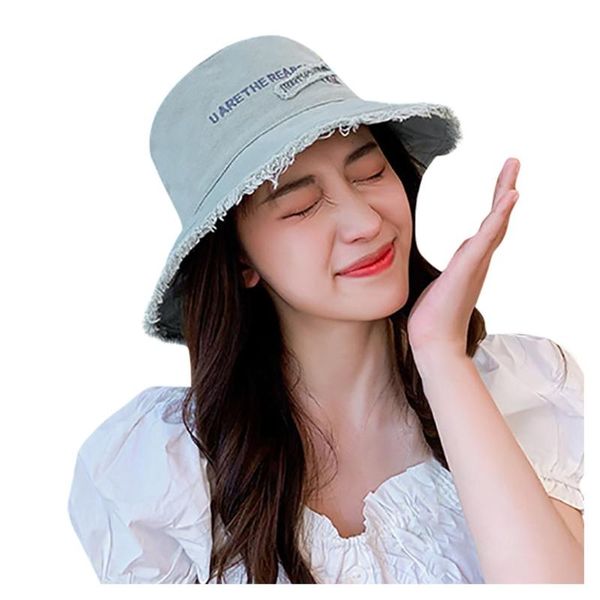 

new men fashion lady casual cap women sun denim hat elegant beach hat fisherman