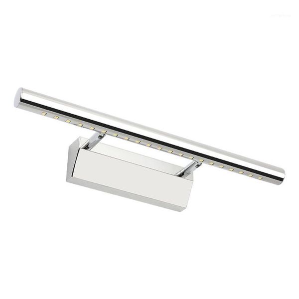 

wall lamp ac 85v-265v led mirror light 3w 5w 7w indoor lighting stainless steel warm white adjustable angle1