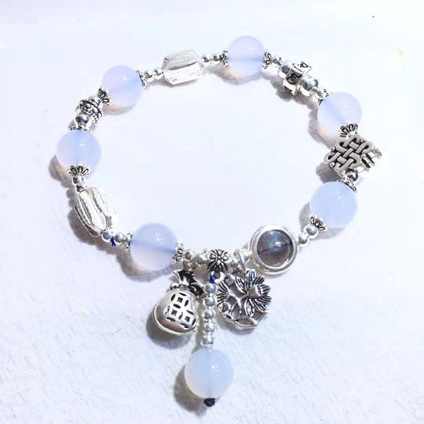 

geo.jewelry's classical jeweled silver bracelet, Golden;silver