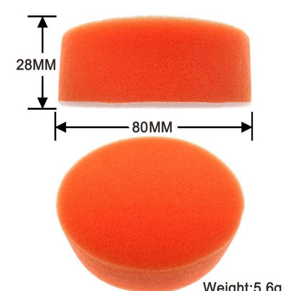 

11pcs/set 3inch car polishing disc self-adhesive buffing waxing sponge wool wheel polishing pad for car polisher drill bbyzxc