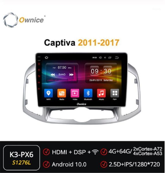 

car audio ownice octa 8core android 10.0 dvd stereo forchevrolet captiva 2011 - 2021 radio gps navi multimedia dsp 4g spdif1