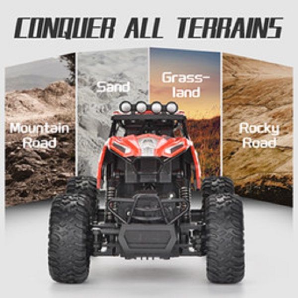 

2.4g 1:16 scale climbing remote control car off-climbing four-wheel suspension shock absorption rc car for boy toy