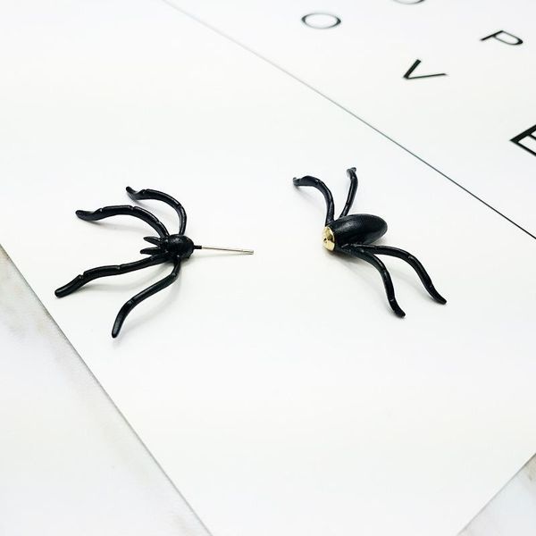 

хэллоуин вечеринка хэллоуин украшения 1 кусок 3d жуткие черные серьги-паутины серьги садовые украшения украшения дома