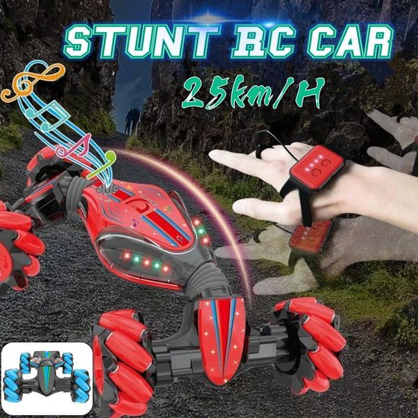 Stunt Gesture Telecomando attorcigliato ad alta velocità RC Car 2. Radiocomando Twist-Desert Stunt Cars Off Road Racing CAR LJ200919