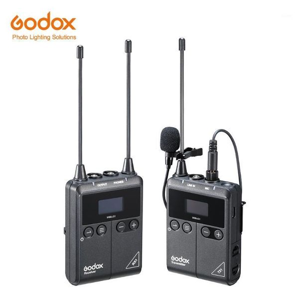 

godox wmics1 transmitter with receiver uhf wireless microphone system worry-wireless up to 100m for sony nikon canon dslr1