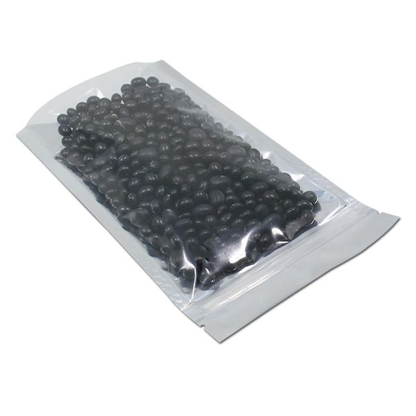 

9x14cm ziplock mylar stand up aluminum foil clear packaging bag zipper food storage coffee packing bag pouch for coffee snack h bbygas