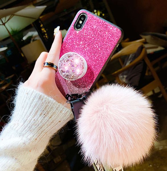 

bgrfgradient flash powder hair ball bracket r15x k1 mobile phone chaonu a71 77 79 75 83 soft shell r9s / r11pswza