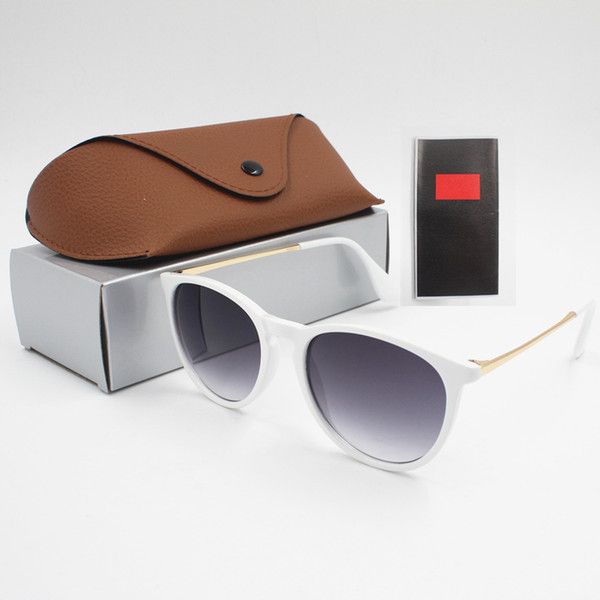 

trdjzahz polarized lens pilot fashion sunglasses for men and women brand designer vintage sport sun glasses with case and box, White;black