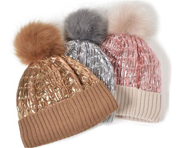 

snapper removable pom beanie double layers knitted padded winter hats womens chuncky cuff skull caps skiing hat warm wadded beanies ly12022, Yellow