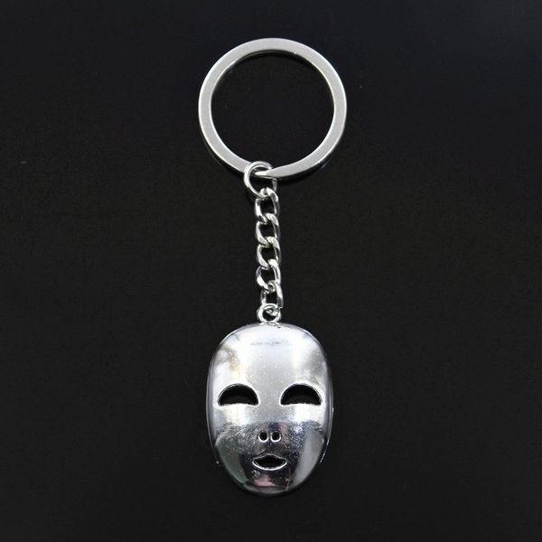 

fashion keychain 40x26mm party mask masquerade mardi gras bronze silver color pendants diy men jewelry car key chain gift