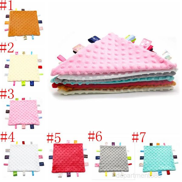 

a-appease toy hanging peas sounding towel super soft cloths baby teething toys security blanket owa829