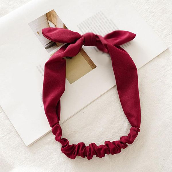 

мода бантом кролика уши волосы галстук тюрбана эластичные повязки для женщин милый держатель волос веревка для девочек аксессуары для волос