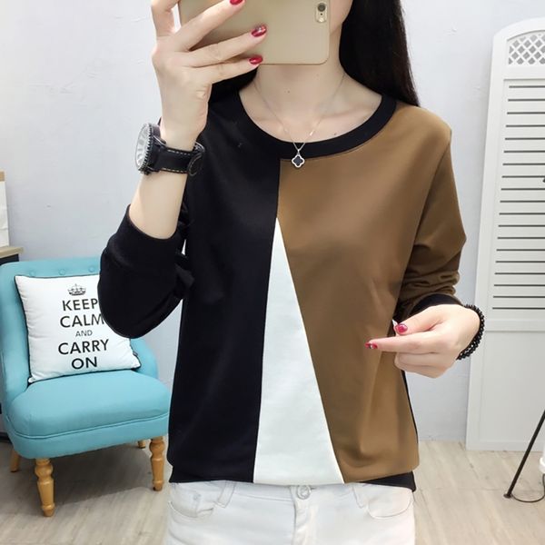 

shintimes hit the color women hoodies sweatshirtsc winter patchwork cotton long sleeve plus size hoodie female sweat femme 201102, Black
