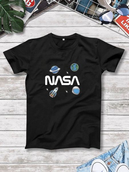

men planet and letter graphic tee r8qa#, White;black