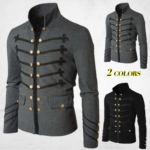 

2020 new men's double breasted fall european size suit for men, White;black