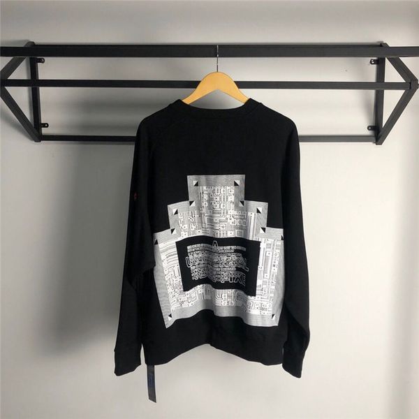 

2021 new ss cavempt c.e sweatshirts men woman crewneck cav empt hoodies xxxtentacion harajuku kanye west puvd, Black