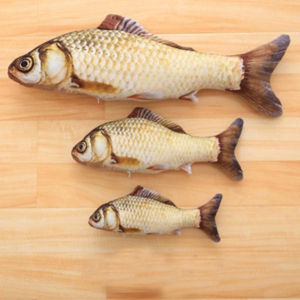 

cat toys 60cm big fish shape for cats plush catnip mint stuffed kedi kitty toy bite puppy pets accessories mascotas