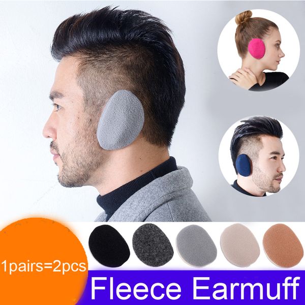 

fleece earmuff keep warm single ear without headband earflap men women child winter outdoor coldproof ears cover 16 styles kimter-c171fz