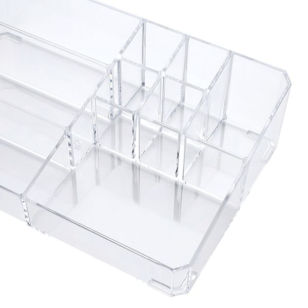 

large makeup office organizer plastic box desk bathroom cosmetic storage case q1218