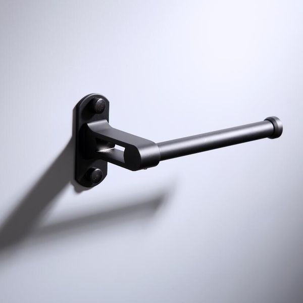 

черный настенный держатель туалетной бумаги держатель алюминиевого сплава ванная комната кухонная рулона бумаги аксессуары тканевые принадле