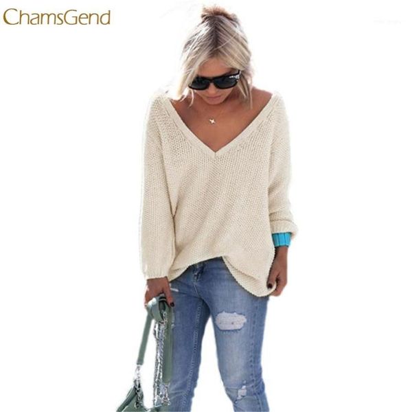 

chamsgend women 2018 winter warm sweater knitting ultra elastic pullover casual long sleeve jumper drop shipping gifts1, White;black