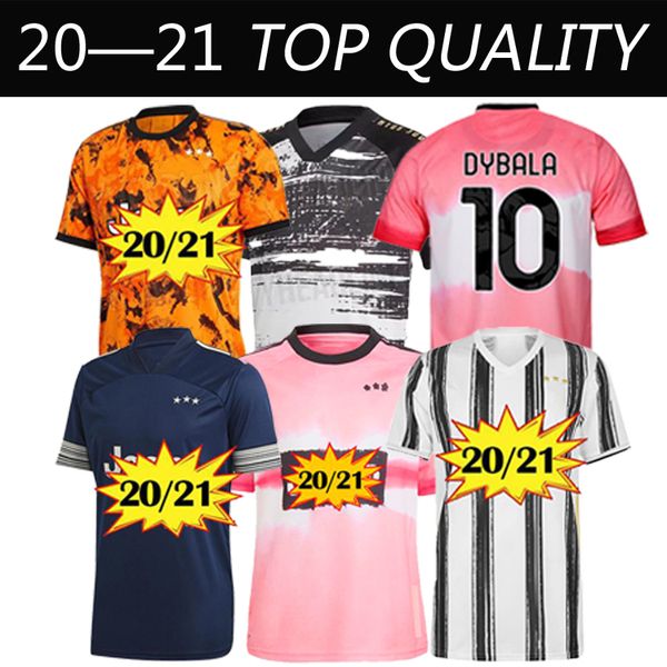 

soccer jersey fans version ronaldo dybala morata de ligt football shirt 20 21 men + kids kit fourth 4th humanrace, Black;yellow