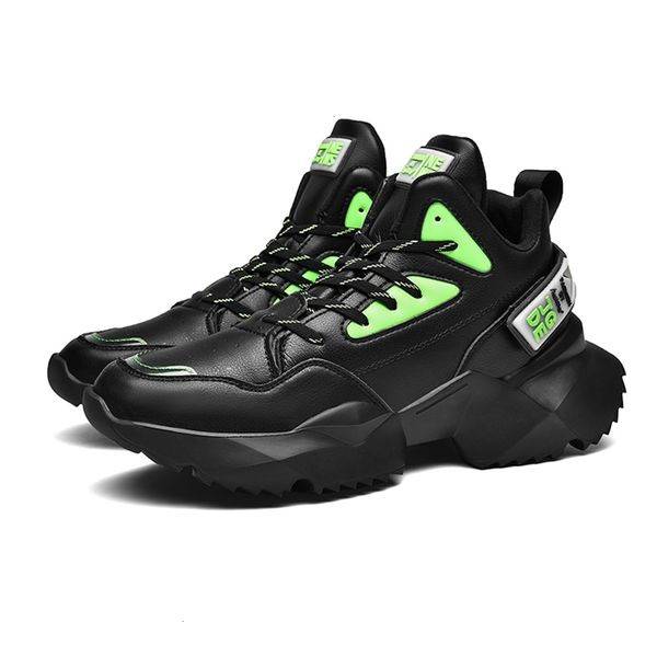 

new style men's sports shoes damping male running sneakers comfortable leather jogging fitness outdoor walking training size 44