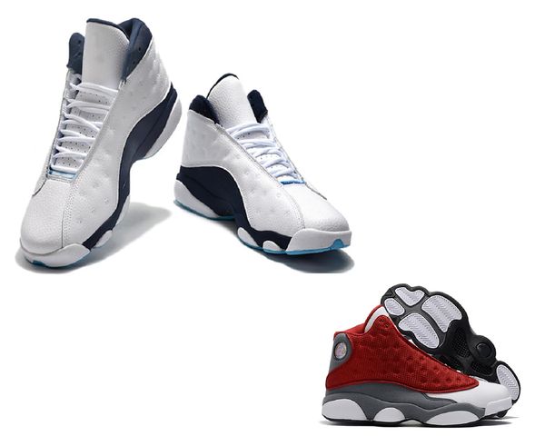 

2020 13 dark powder blue luky green mens basketball shoes 13s playground bred trianers sneakers size 7~13