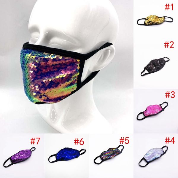 

factory face fashion masks bling sequin glitter dustproof mouth cover outdoor cotton protective mask dda204 1 p3fuw