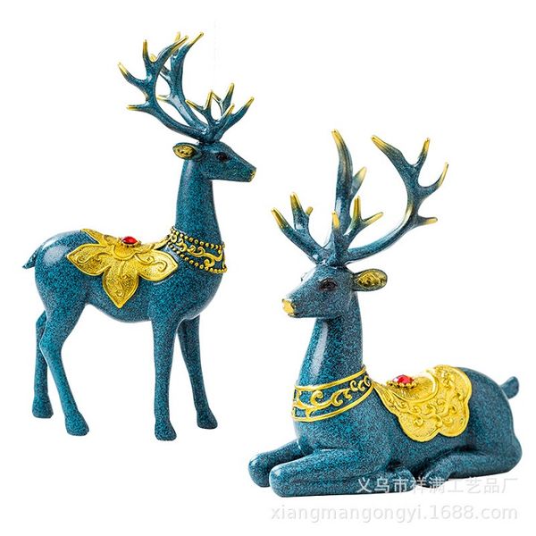 

creative resin craft home furnishing european style home furnishing deer tv cabinet wine cabinet decoration gifts