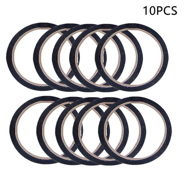

10rolls paper clothing tool solid easy use tapecutting heat resistant good toughness marking line vertical cut tape accessories1, Black
