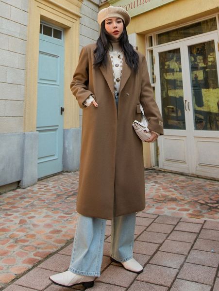 

dazy slogan patched detail pressed button overcoat o2qf#, Black