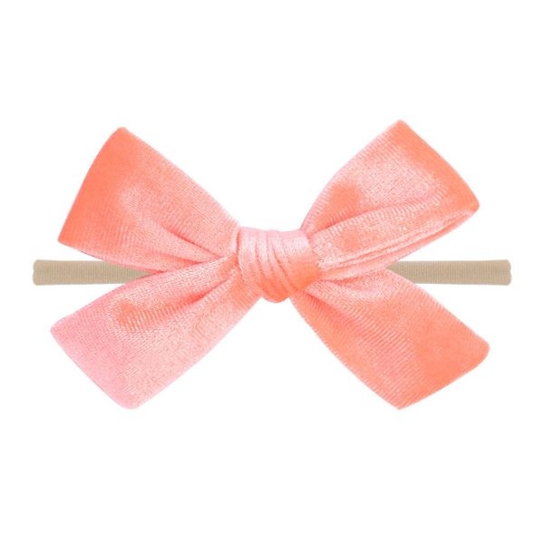 

12pcs/lot solid hair bows nylon baby headband for girls elastic hair band boutique hairband turban headwear hair accessories q wmtxcp