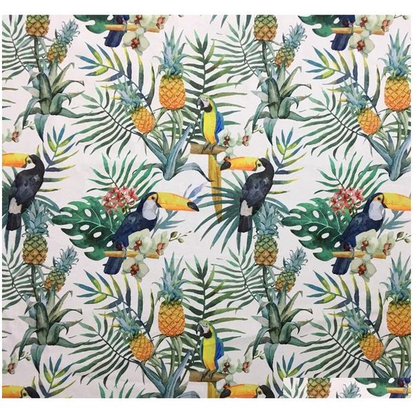 

rainforest summer parrot digital print ramphasto chair upholstery sofa armchair velvet fabric decorative pillow case c qylrck wphome