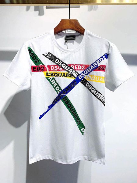 

pp1 brand men's t-shirt bermuda european hip-hop printed short-sleeved t-shirt summer new round neck black and white cotton men's, White;black