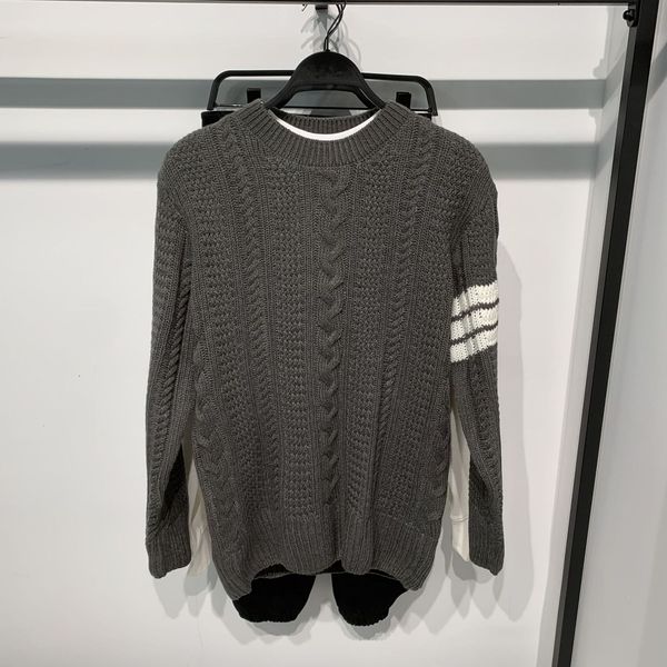 

luxury 2021 men new winter high classic gentleman stripes mesh cardigans asian plug size # n421 bf4q, White;black