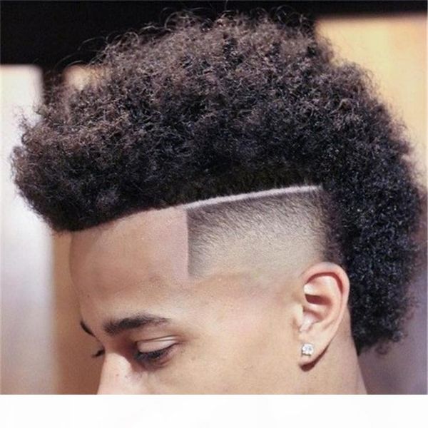 

4mm 6mm 8mm 10mm 12mm 15mm wave full pu unit men afro hair toupee for black men