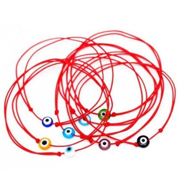 

mixed hamsa string evil eye lucky 20pcs/lot red cord adjustable bracelet diy jewelry